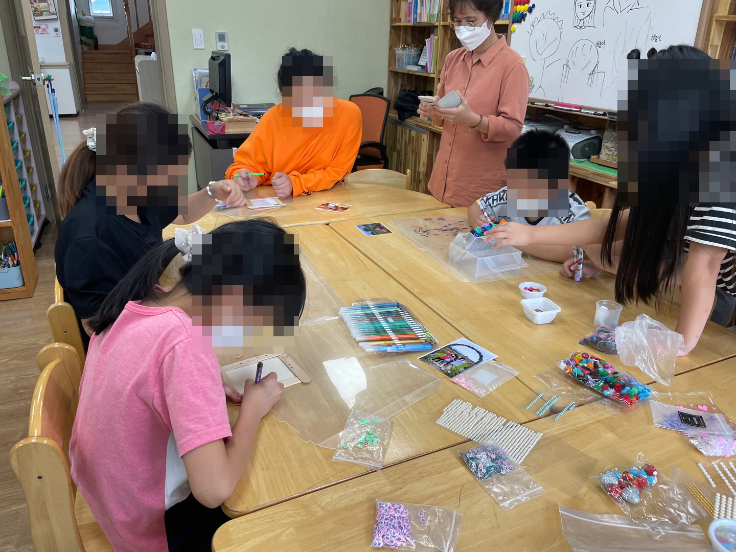 9월24일, 고석정 꽃밭 체험 액자 만들기 프로그램